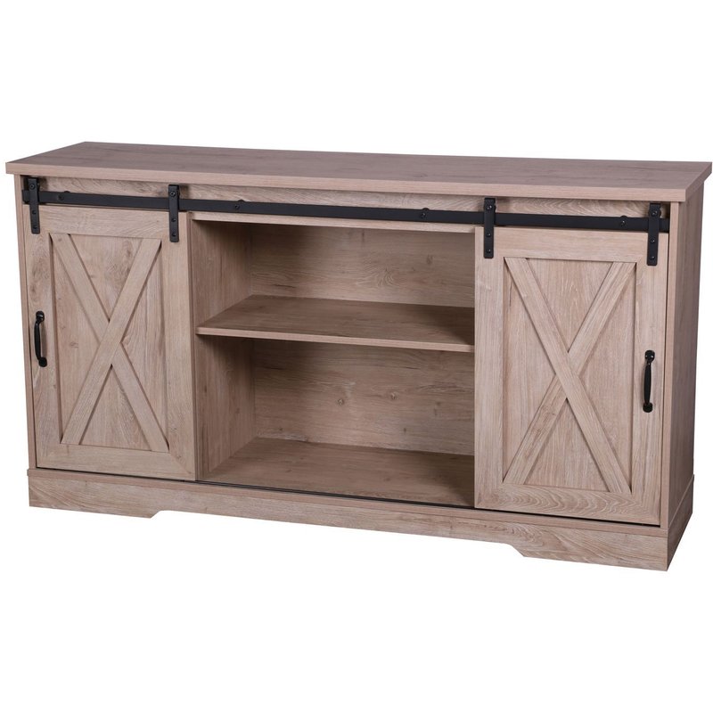 Buffet New York 2 Portes Coulissantes - Marron