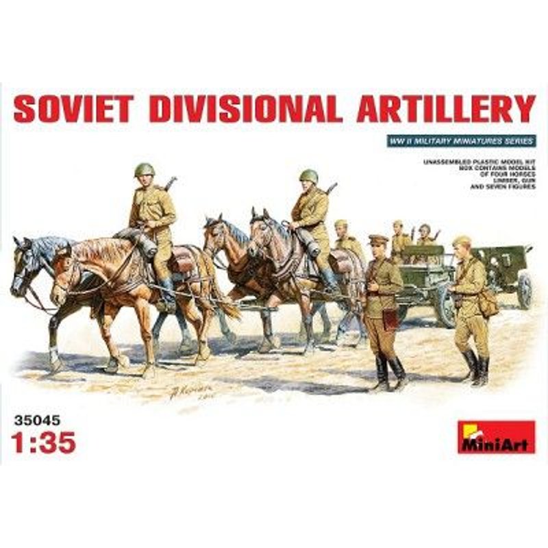 Ensemble Artillerie Divisionnaire Soviétique 1941/1942
