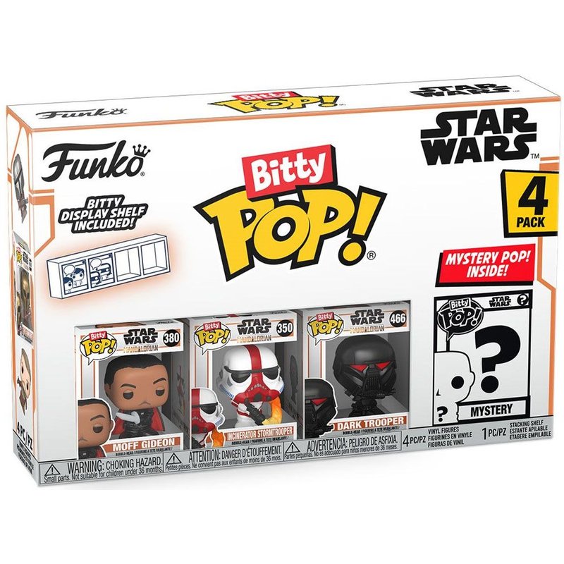 Figurine Funko Pop - Star Wars : Le Mandalorien - Bitty Pop (Série 4) (75454)