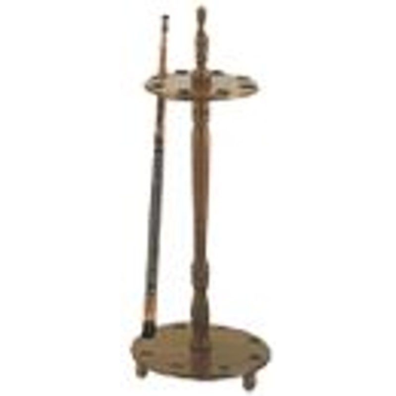 Porte-Queues de Billard Rond 8 Acajou