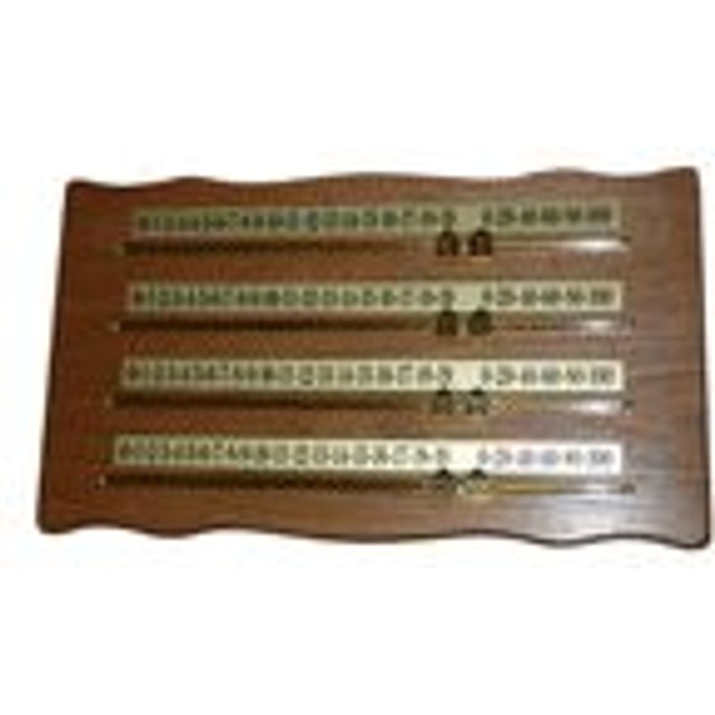 Marqueur 4 joueurs Chêne clair