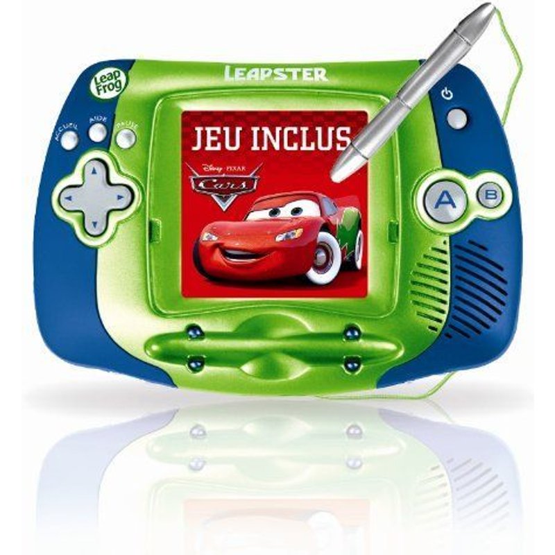 Leapfrog - Leapster - Console Leapster Verte (Jeu Cars Disney/Pixar Inclus !)