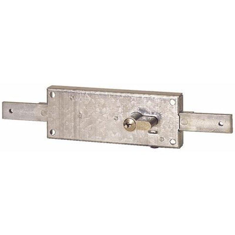 Serrure en applique pour rideau métallique - cylindre européen - 7517N VACHETTE