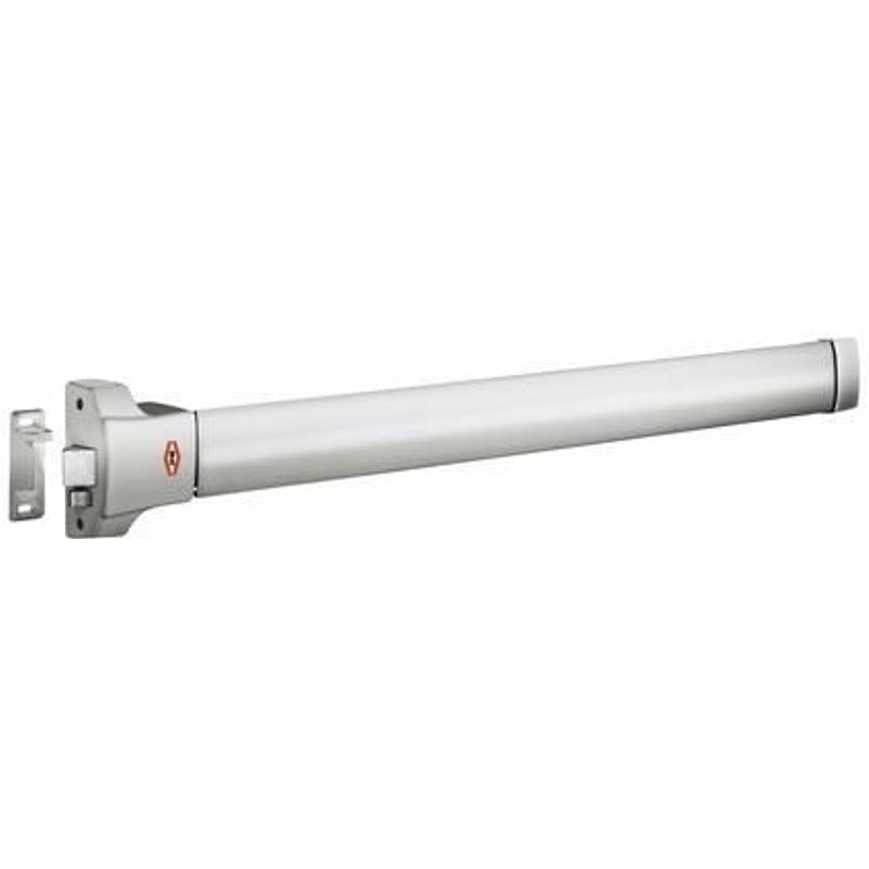 Serrure anti-panique Push Bar 90 à 1 point - Argent, 845 mm