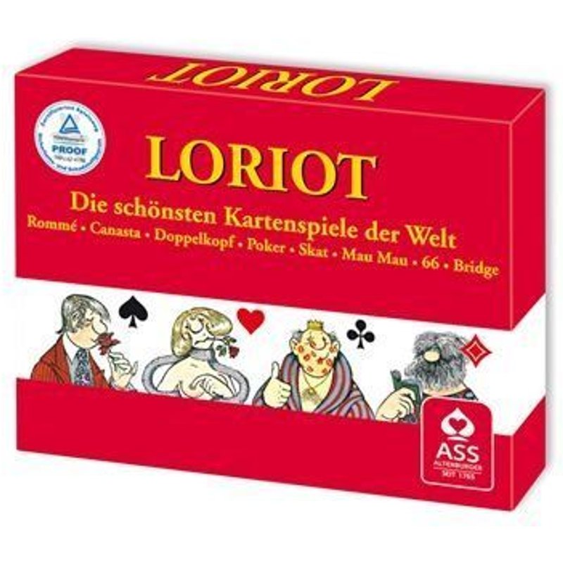 Ass - 22571007 - Jeu De Société 'loriot Rommé' - Langue: Allemande Import Allemagne