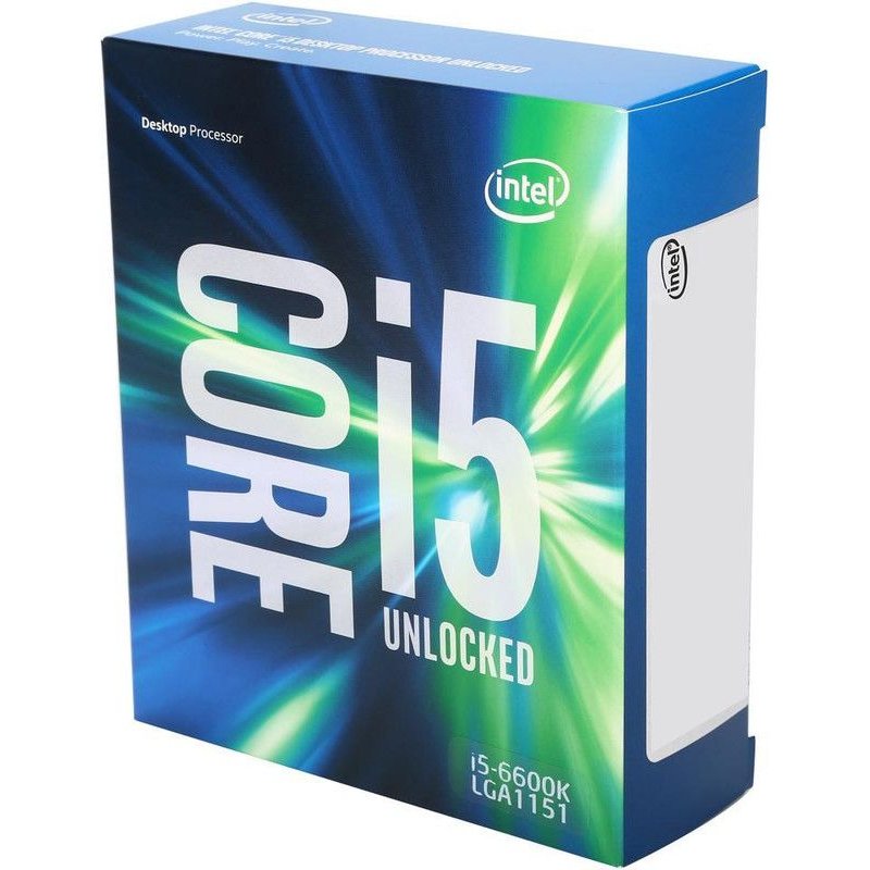 Processeur d'ordinateur de bureau Intel Core i5 6e generation i5-6600K Skylake Quad-Core 3,5 GHz LGA 1151 91 W HD Graphics 530