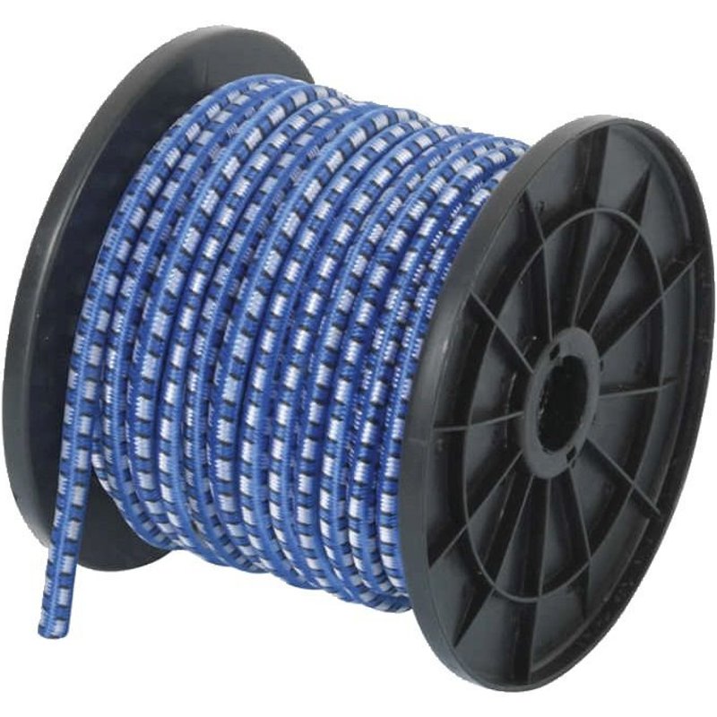 Sandow polypropylène 6mm en bobine de 100m standard noir - CORDERIES TOURNONAISES - 55/1443