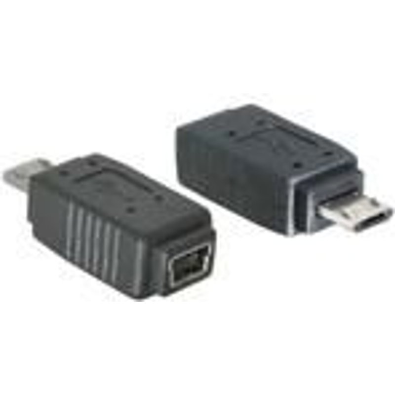 Delock - Adaptateur USB - Micro-USB de type B (M) pour mini USB type B (F)