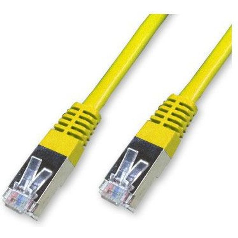 Cable Cat 6 FTP Jaune - 1m - RJ45 CORD6-1J ? NEKLAN