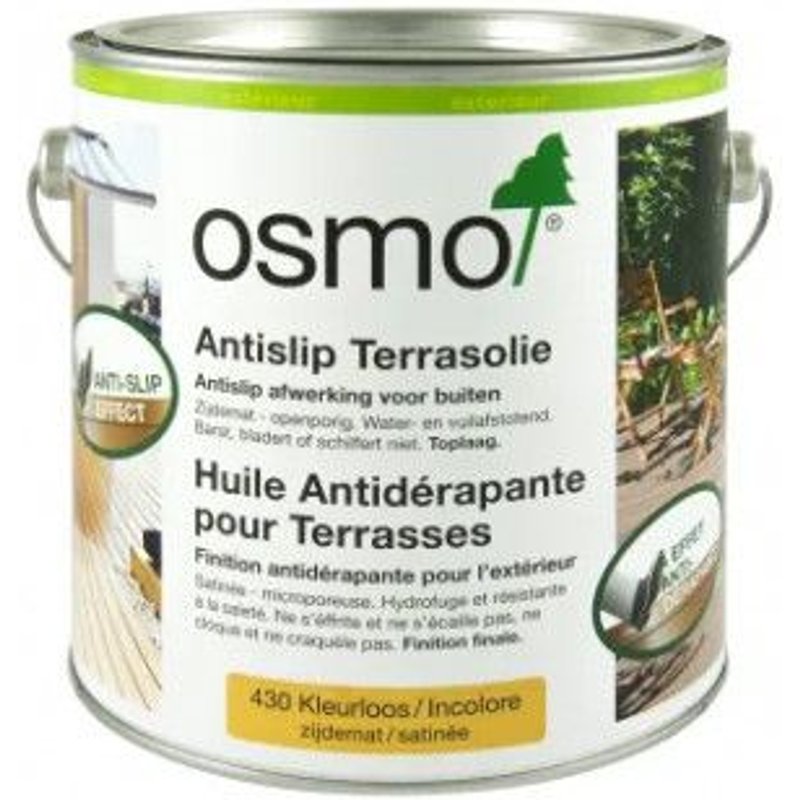 Huile antidérapante pour terrasses Anti-Rutsch Terrassen-Öl incolore 2,5 L Finition : Satin