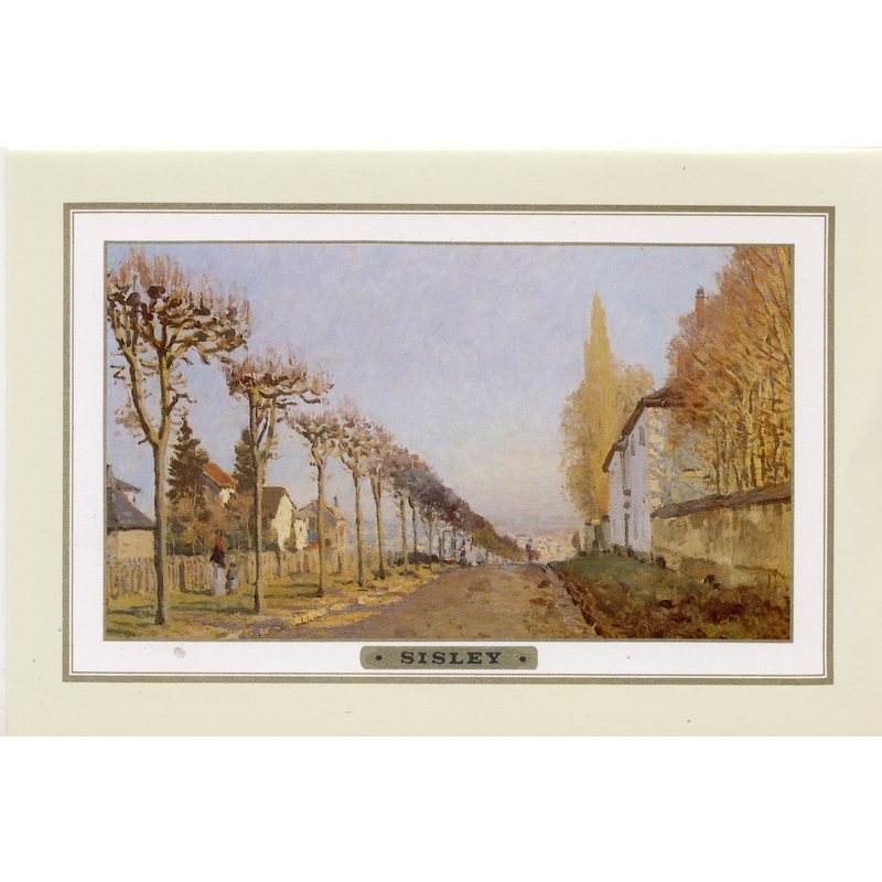 Alfred Sisley (1840-1899), "La Route Vue Du Chemin De Sèvres" (1873), Musée D'orsay À Paris (Photographie Roger-Viollet)