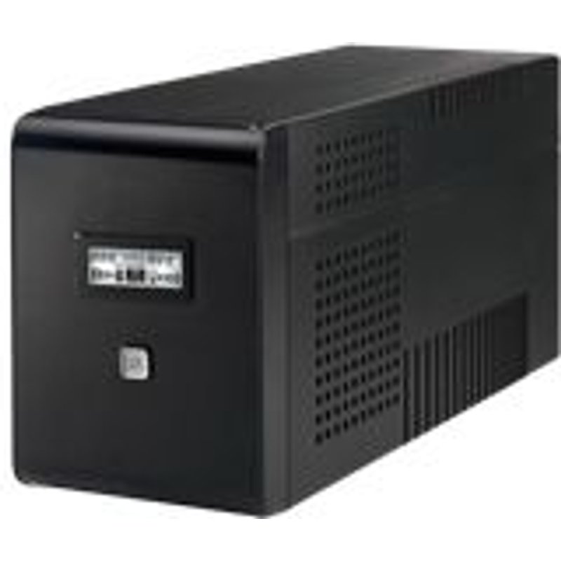 PowerWalker VI 2000 LCD - Onduleur - CA 220/230/240 V - 1200 Watt - 2000 VA - 9 Ah - USB - connecteurs de sortie : 4 - noir