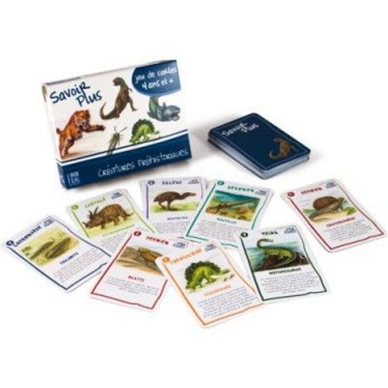 Jeu De 7 Familles - Savoir Plus : Créatures Préhistoriques