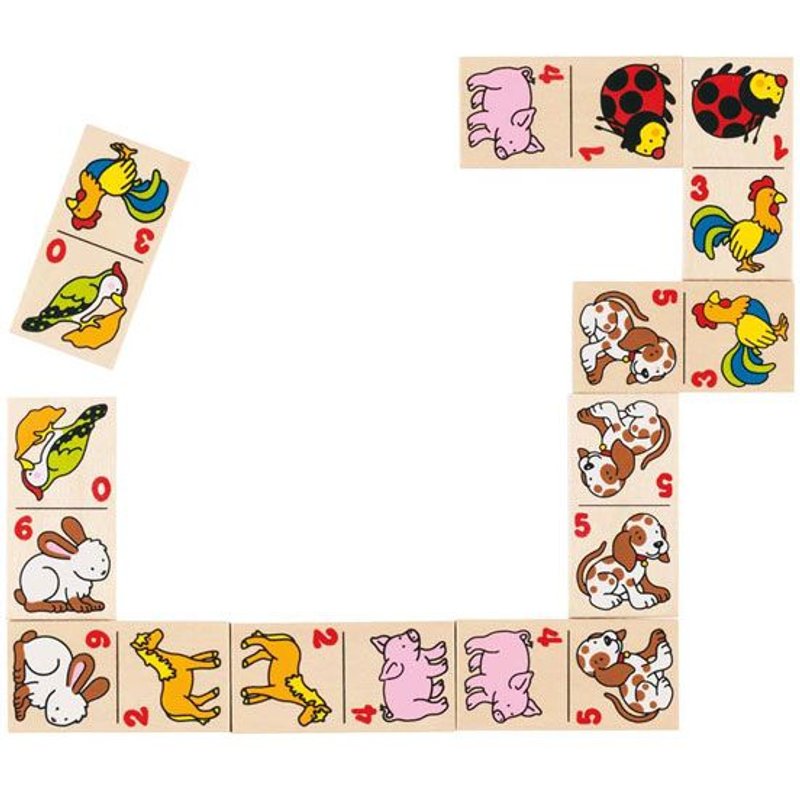 Jeu De Dominos Des Animaux