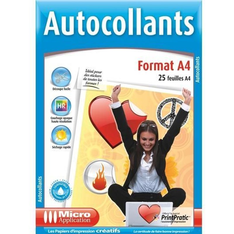 Autocollants - Format A4