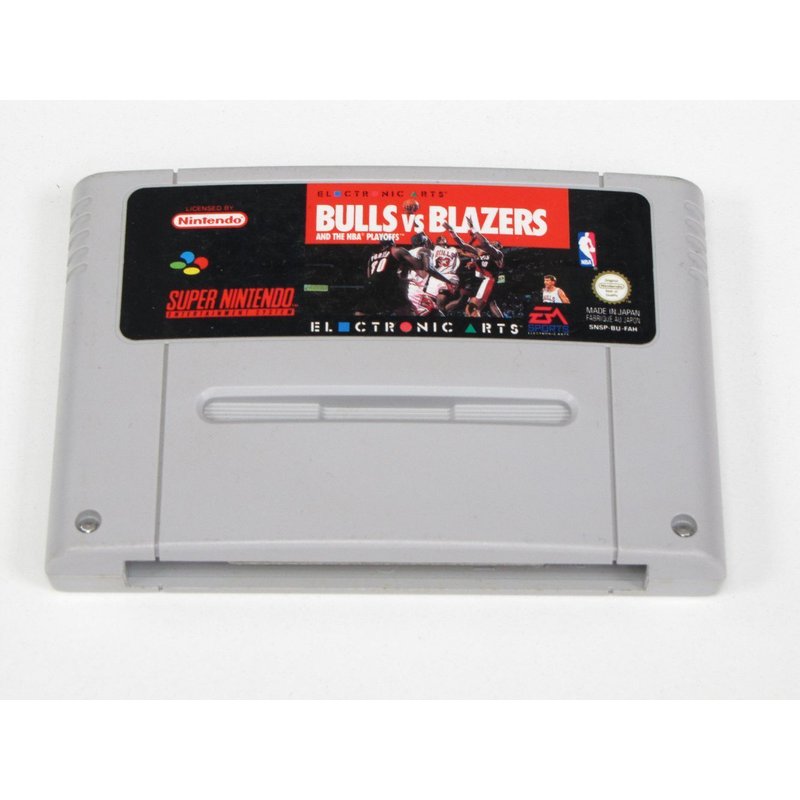 Bulls Vs Blazers And The Nba Playoffs Snes Super Nintendo