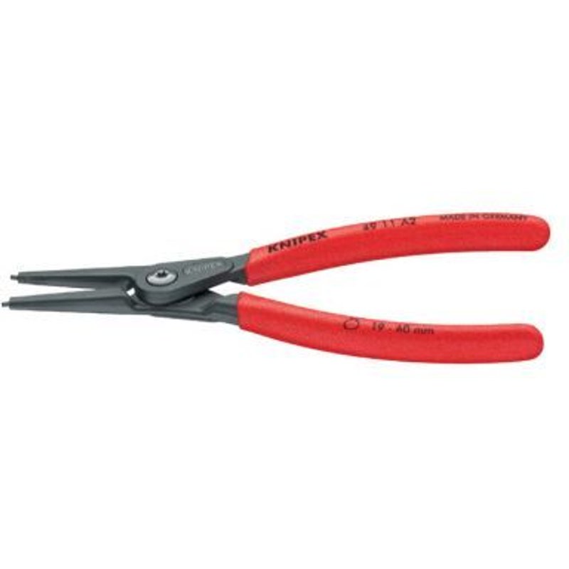 Pince circlips pointes droites pour circlips exterieurs diam 10 25 mm Knipex