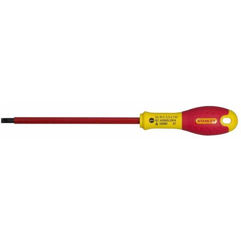 FatMax Tournevis Electricien VDE 5,5 X 150mm Stanley - 3253560654139