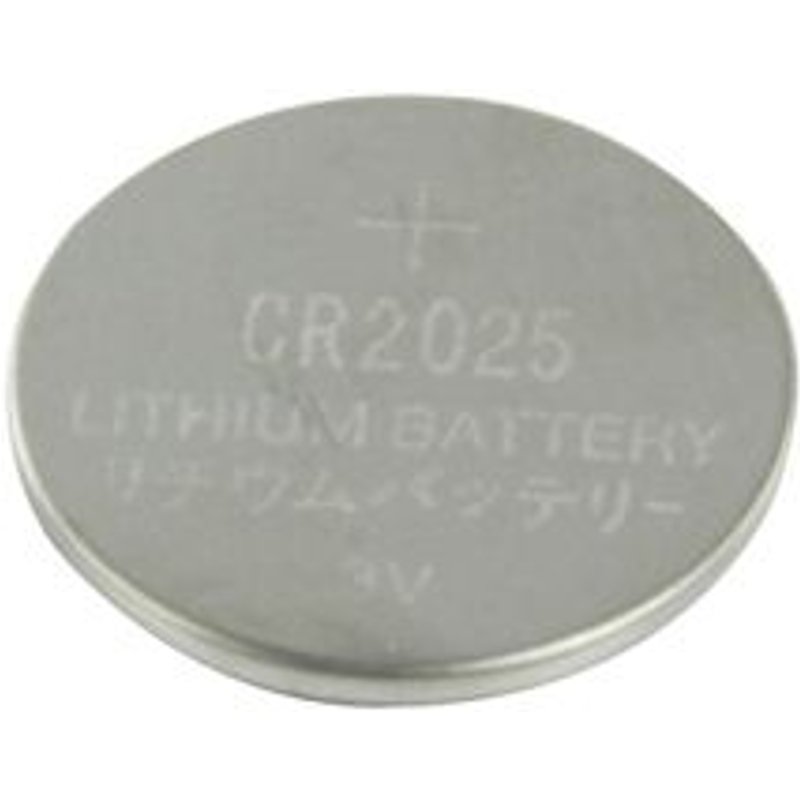 2 Piles boutons CR2025 - Lithium - 3 V