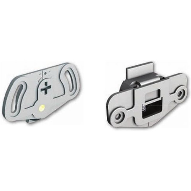 Garniture guides et roulettes - porte coulissante de meuble - PICO 25 MANTION