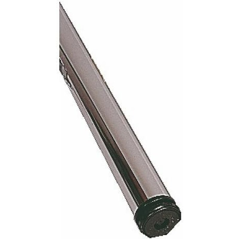 Lot 4 pied de table acier 615-chromé brillant-H700mm CAMAR