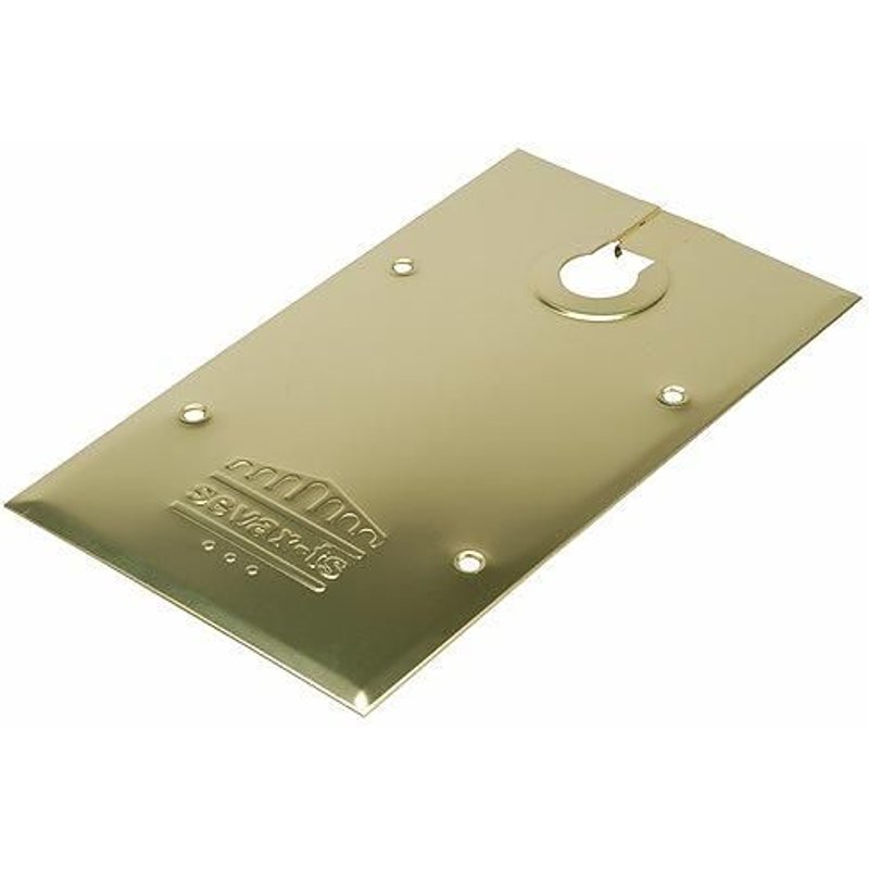Plaque de recouvrement pour pivot de sol TSA et TSP - laiton poli SEVAX