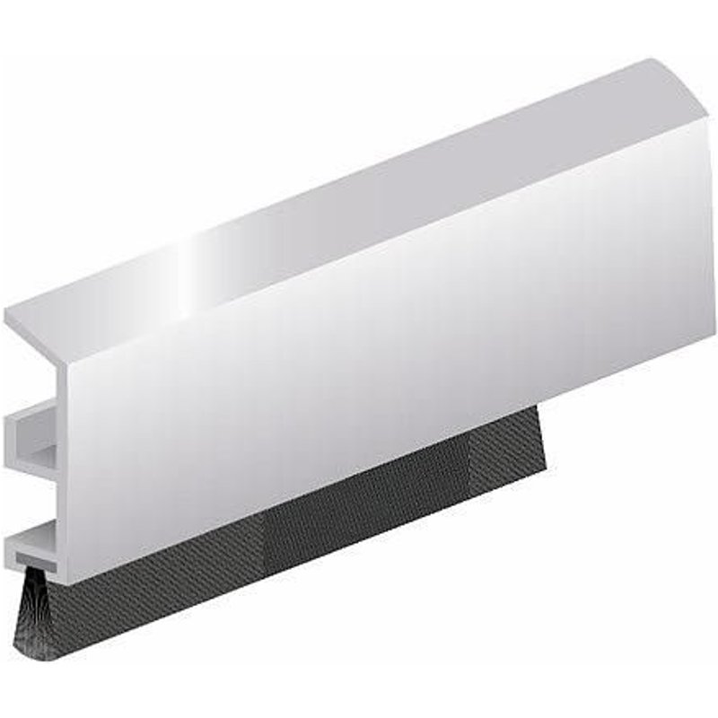 Plinthe bas de porte - avec joint brosse - en applique - 3 m - ADS-B ELLEN