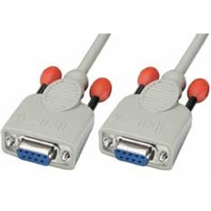 Lindy - Câble de modem nul - DB-9 (F) pour DB-9 (F) - 3 m