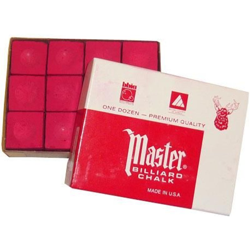 Boîte de 12 craies Master rouge