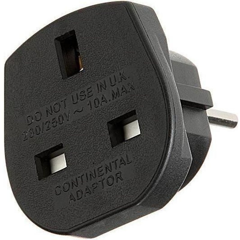 Adaptateur prise UK vers prise Europe
