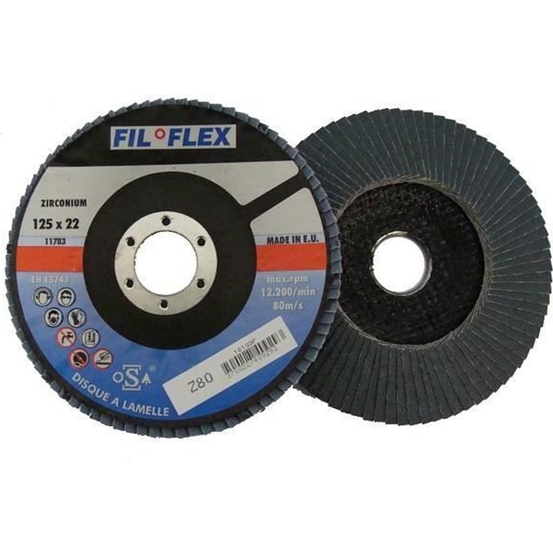 Disques à lamelles - Ø125mm - Gr.40 - FIL°FLEX