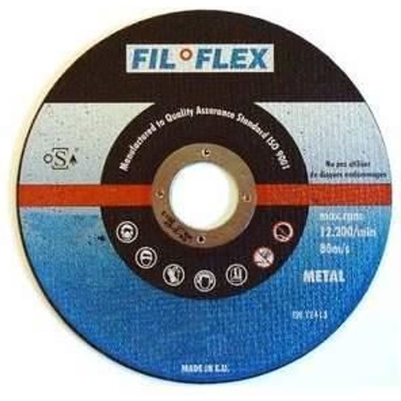 Disque à tronçonner le métal diamètre 125 x 3 x 22, FIL°FLEX - ATIDI1012DT