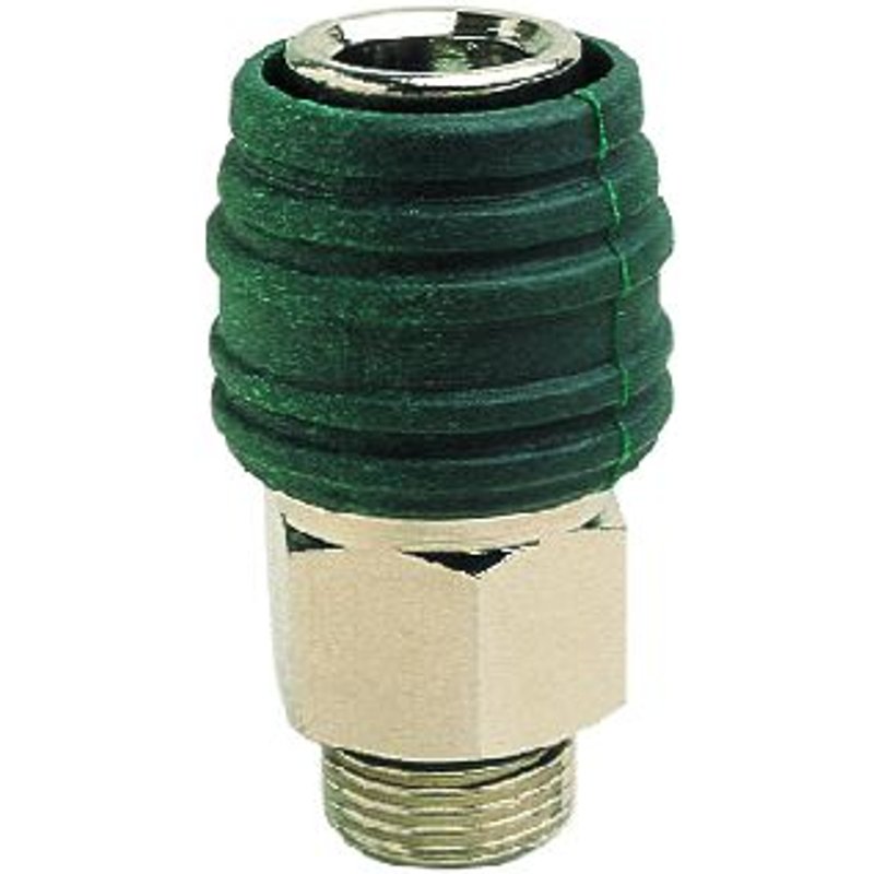 Raccord pneumatique rapide fileté mâle 1/4 BSP