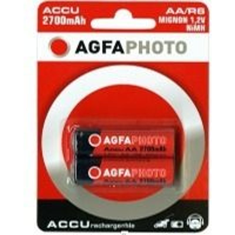 AgfaPhoto NiMh Mignon 2700 mAh Batterie rechargeable Hybrides nickel-métal (NiMH)