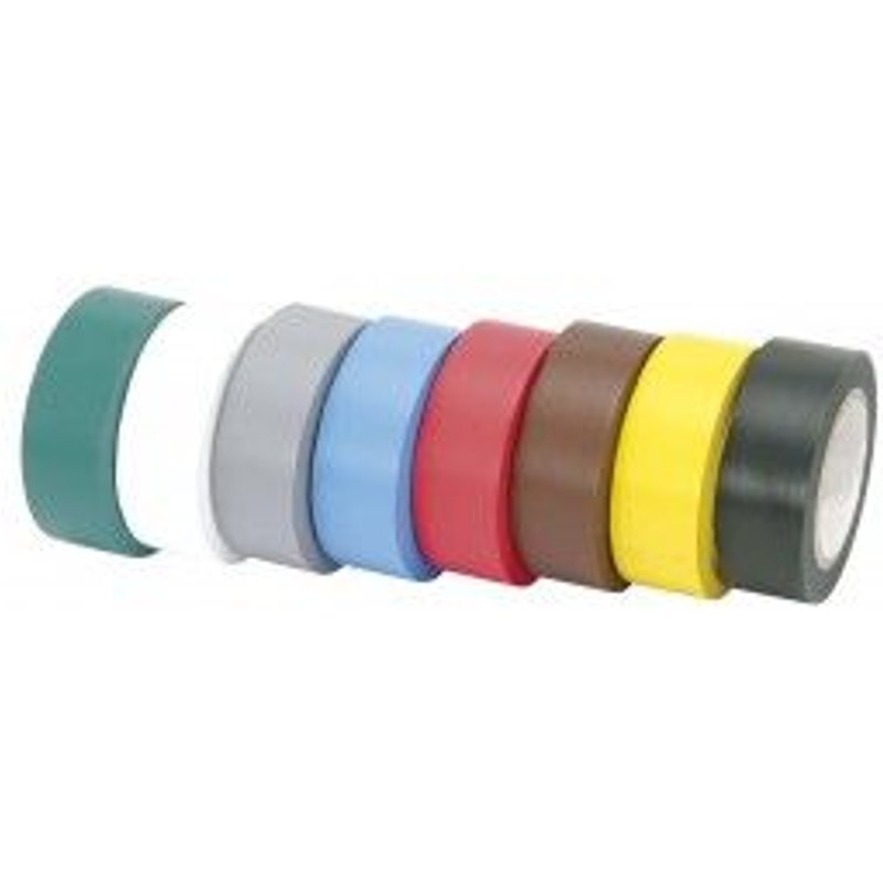 Lot de 8 rubans d'isolation en PVC multicolor