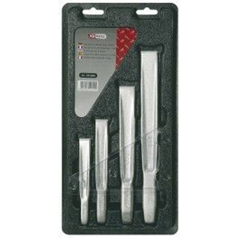 Jeu de 4 burins de mécanicien