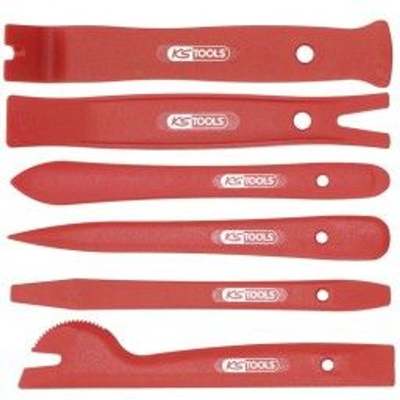 Jeu d'outils pour le démontage des garnitures de portières ABS 6 pces