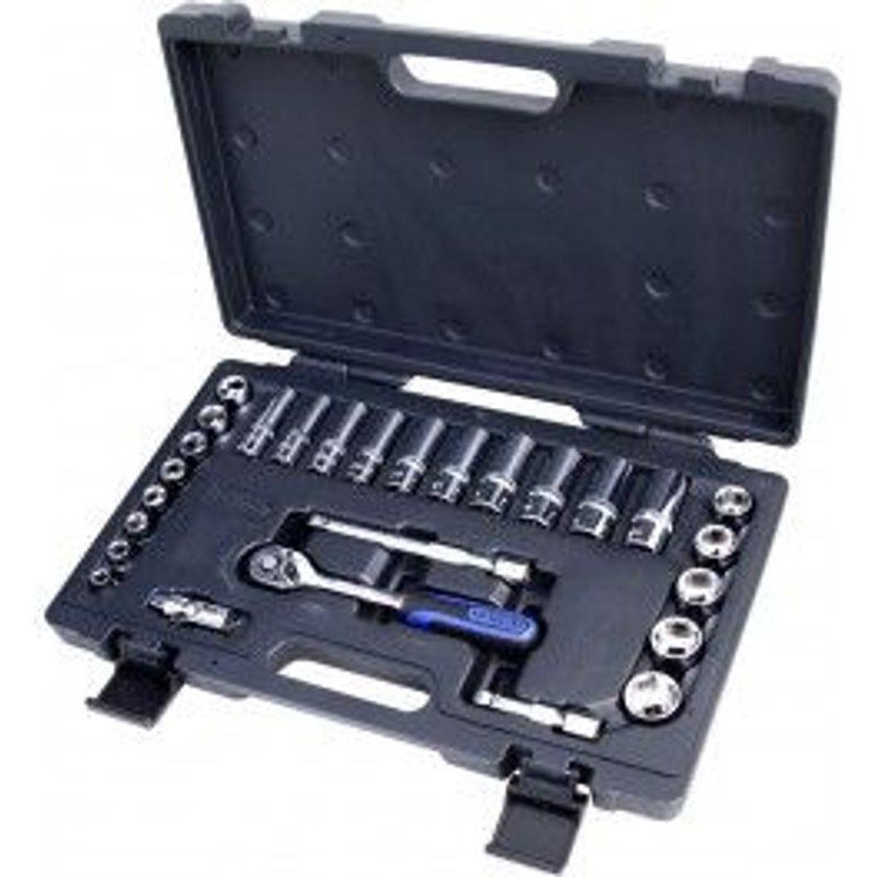 Coffret de douilles 3/8" - CHROMEplus - 27pcs