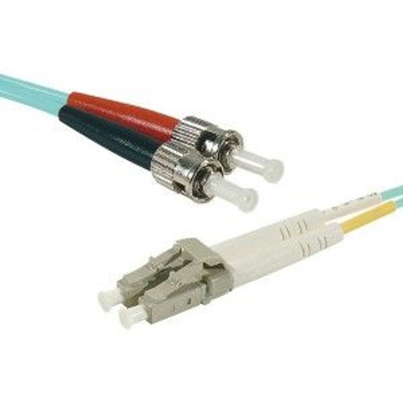 CORDON DUPLEX OM4 50/125 Aqua LC/ST - 2M