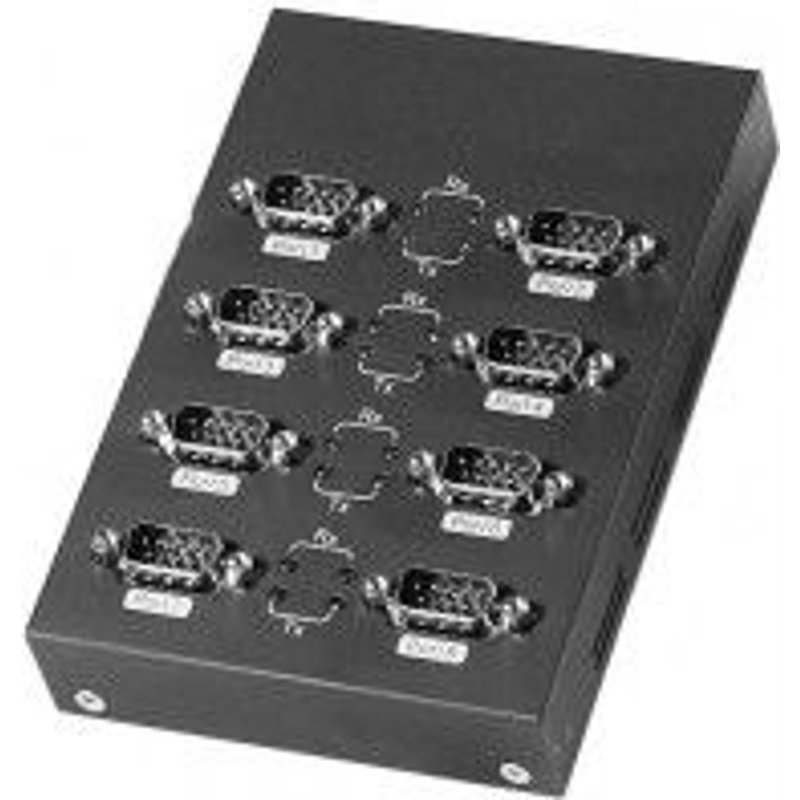 Convertisseur Boitier Métal USB 2.0 - 8 ports RS232 DB9