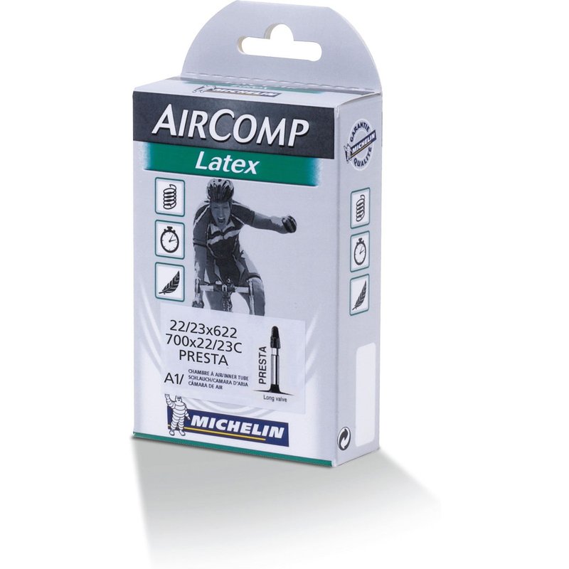 Chambre à Air vélo Michelin Air Comp Latex A1 700 x 22/23C Presta 42