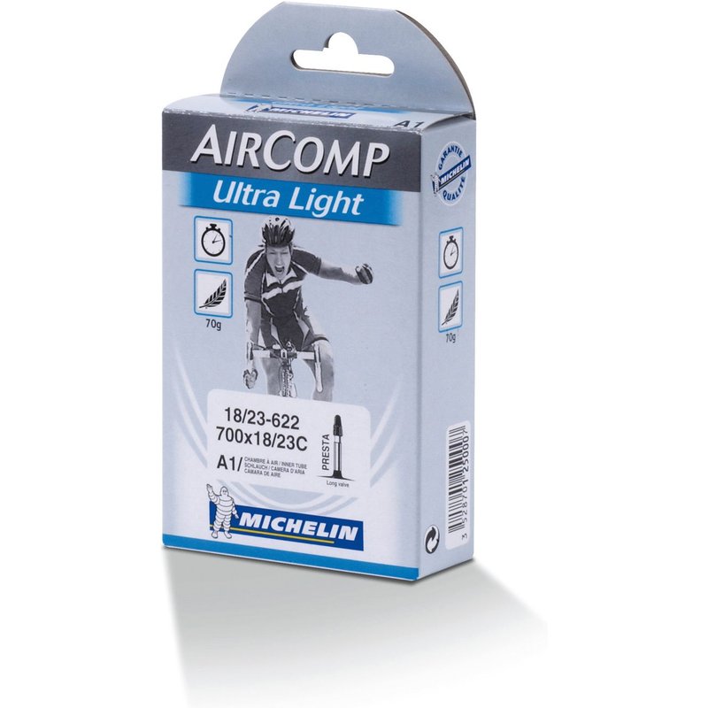 Chambre à Air vélo Michelin Air Comp Ultra Light A1 700 x 18/23C Pre