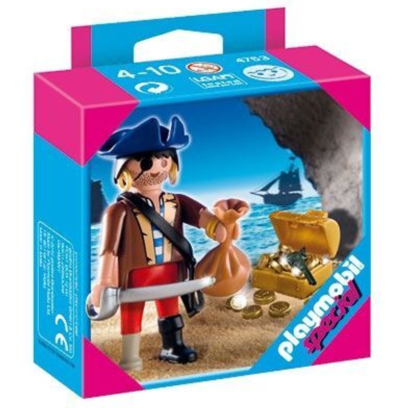Playmobil Special Plus 4753 - Pirate Avec Coffre Au Trésor