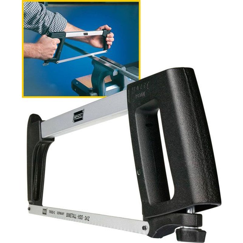 Hazet Scie à métaux - Longueur totale: 390 mm - 1980N