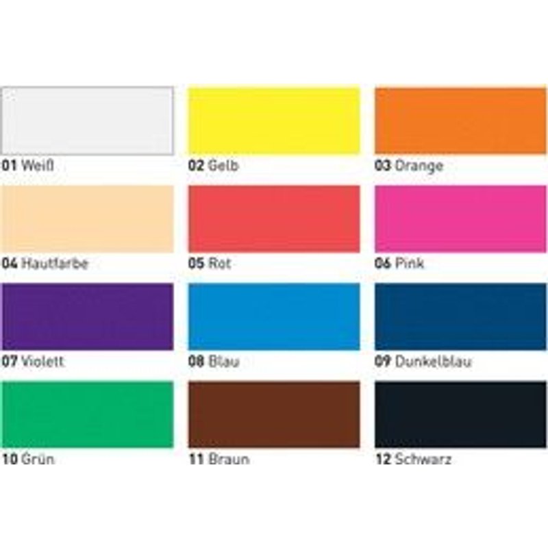 C.KREUL Gouache aux doigts "MUCKI", noir, 150 ml, a base