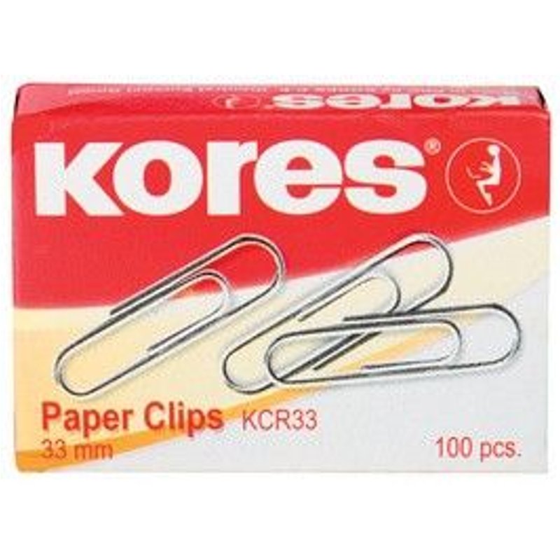 Kores trombonnes, en métal, 50 mm, contenu: 100 pieces
