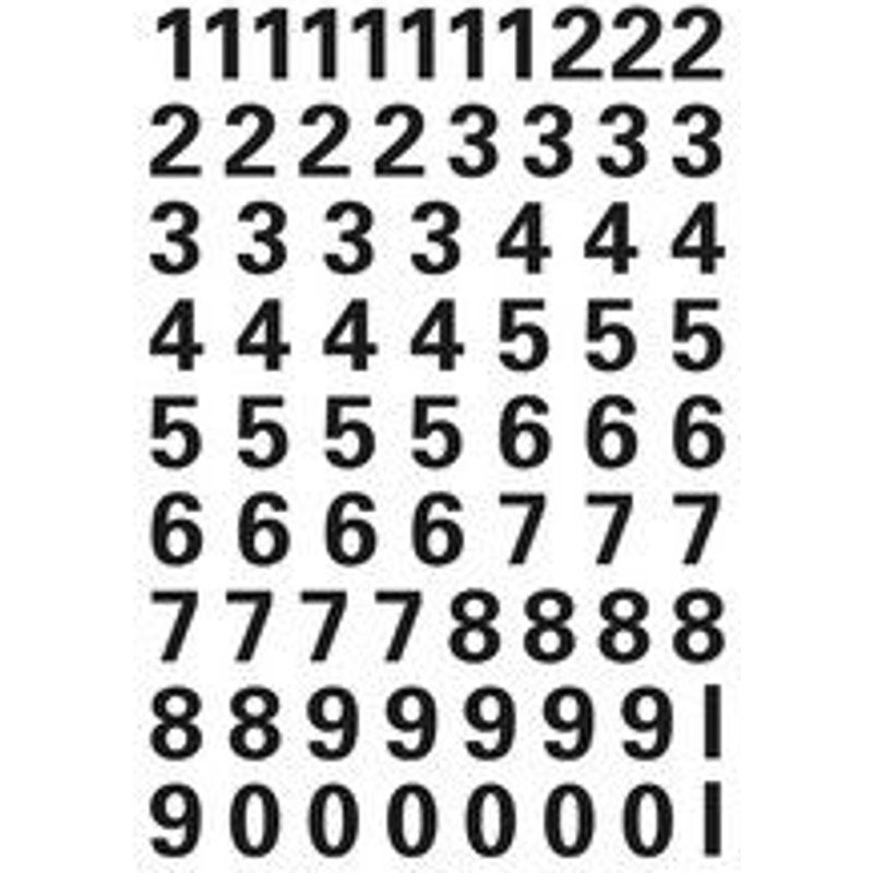 HERMA ¿tiquettes a chiffres 0-9, 33 mm, film, r¿sistant aux