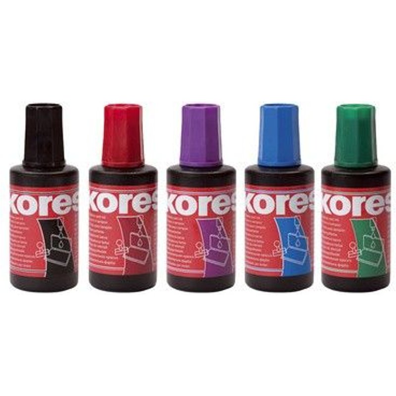 Kores encre a tampon, contenu: 27 ml, bleu