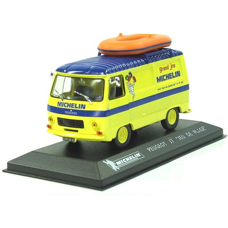 Peugeot J7 Michelin 1:43 Jeu De Plage-Atlas