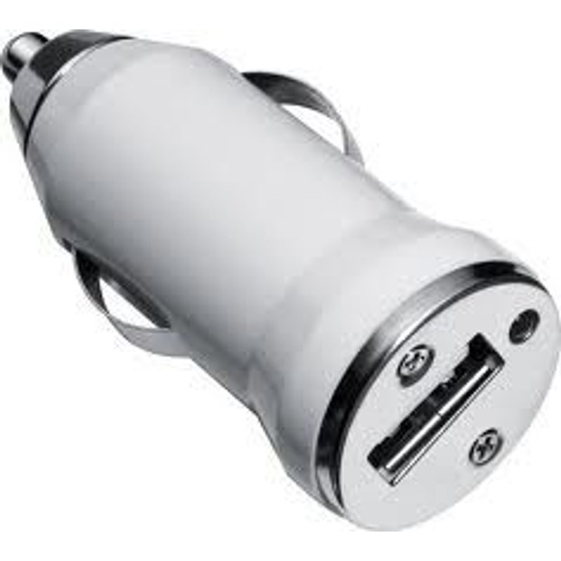 Allume Cigare Usb Blanc Auto Pour Iphone 3 /4 /5, Et Gps